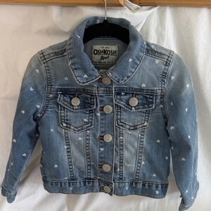 OshKosh B'gosh Light Blue Heart Jean Jacket
